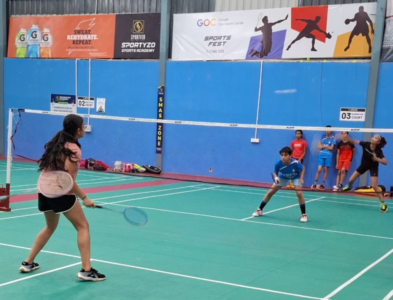 SportyzoBadmintonAcademyGurgaon2 768x586