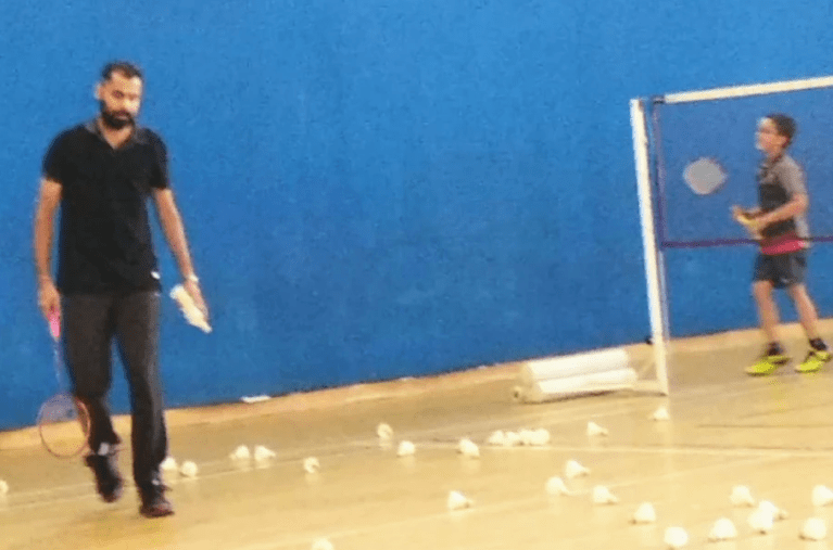 Abhishek singh Badminton AcademyNoida 768x507