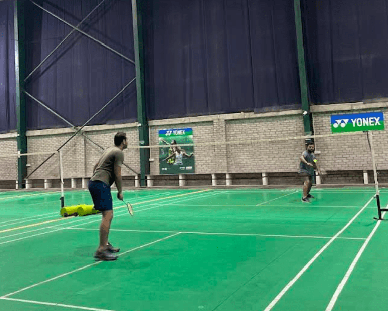 PlayAll Noida 141 Olympus Sports Club Badminton Court Noida 1 768x615