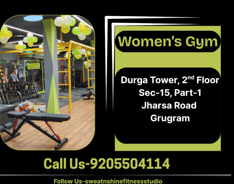 Sweat and Shine Fitness Studio Gurgaon 768x606