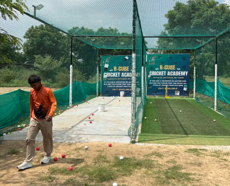 R cube cricket academyGurgaon 768x621